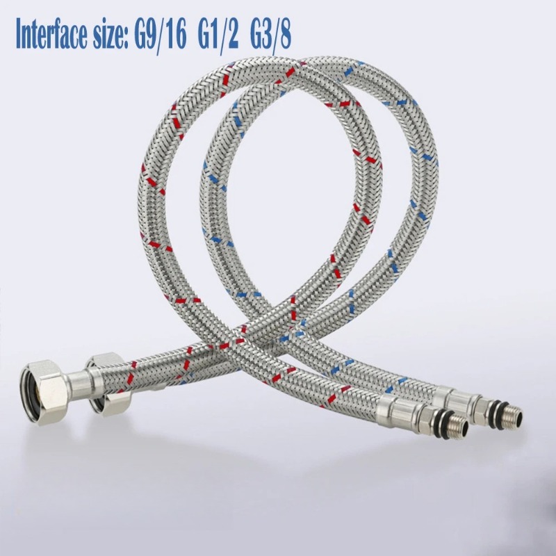2PCS 60cm Flexible Plumbing Pi - Flexible Hose Braided ulasan dan harga