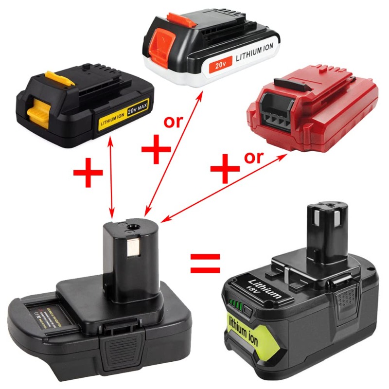 ALASICKA Battery Adapter BPS18 - Black+Decker Tool Cordless ulasan dan harga