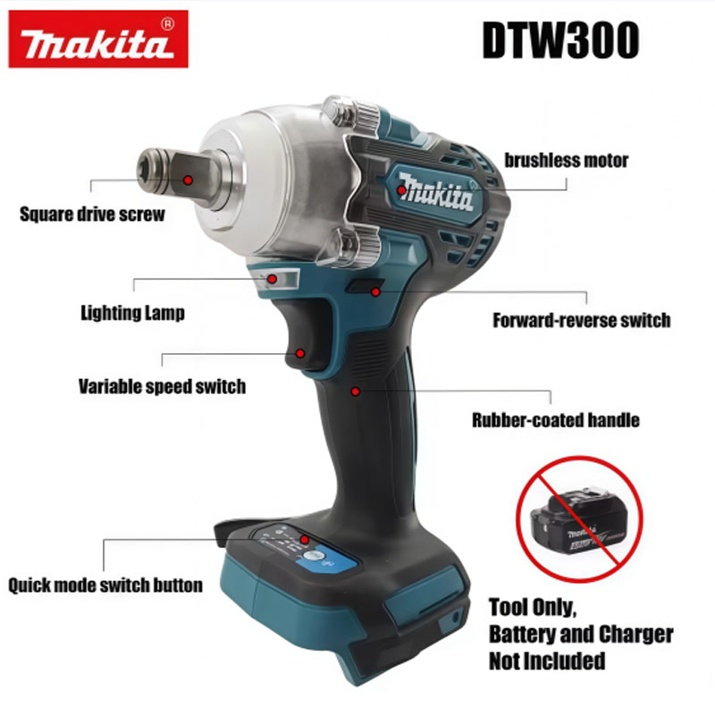 Makita DTW300 18V Brushless Co - Makita Drill Dtw300 ulasan dan harga