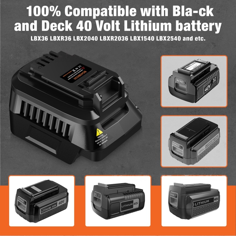 HAKSINKY Tool Battery Adapter  - Black+Decker Tool Cordless ulasan dan harga
