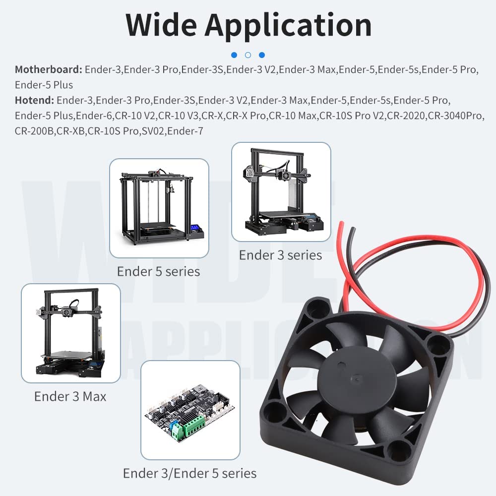 2pcs Creality Original 4010 Fa - Creality Printer K1 ulasan dan harga