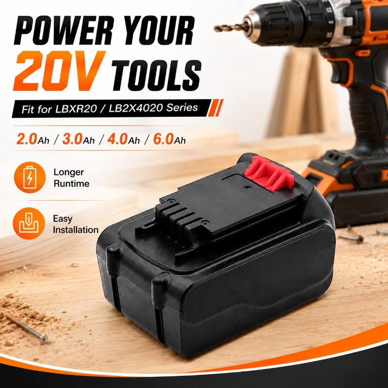 20V Max 6.0Ah Lithium-Ion Repl - Black+Decker Tool 20V Max ulasan dan harga