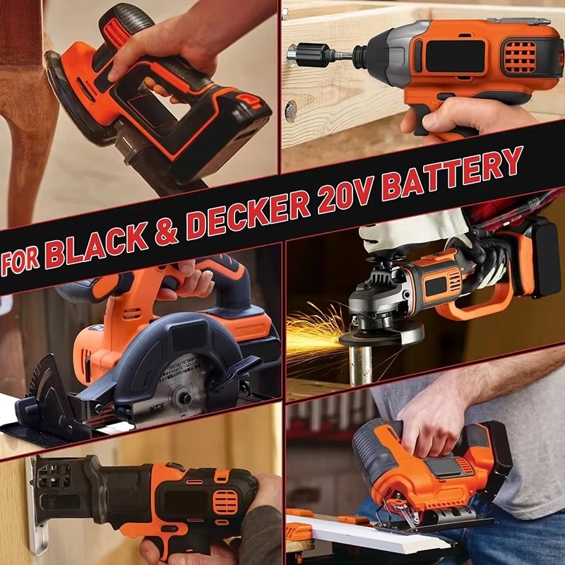 for Black & Decker 20V Battery - Black+Decker Tool Cordless ulasan dan harga