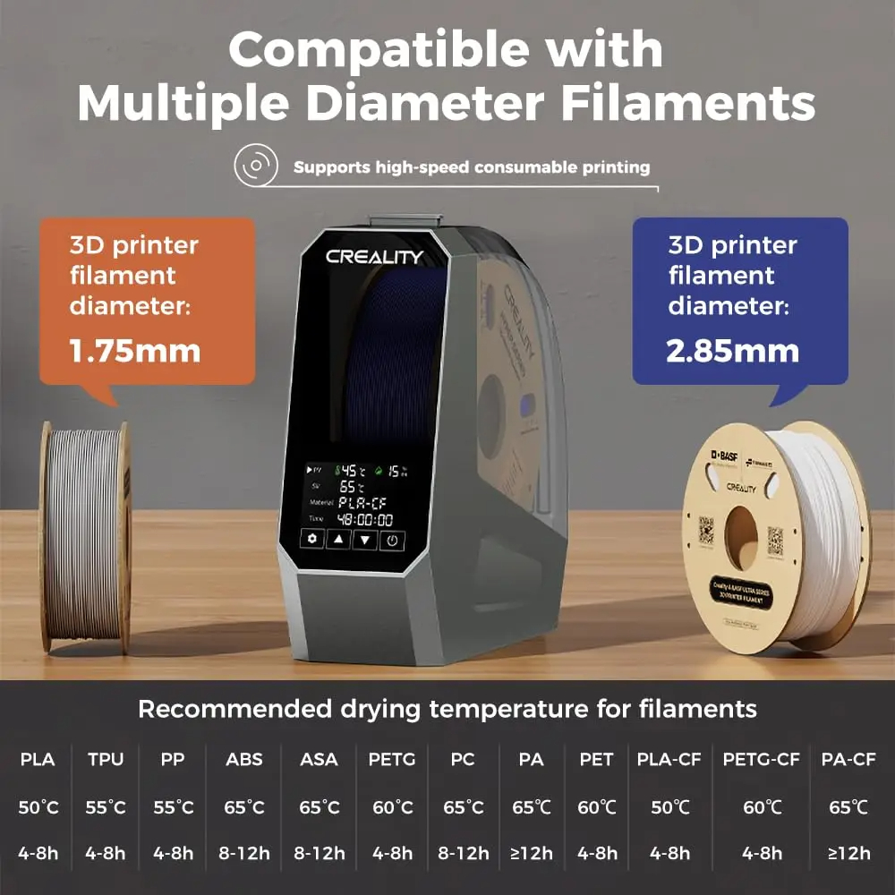 Creality Space Pi Filament Dry - Creality Printer Ender 3 V3 ulasan dan harga