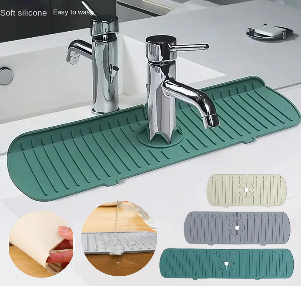 Kitchen Faucet Splash Pad Sili - Silicone Tap Washer ulasan dan harga