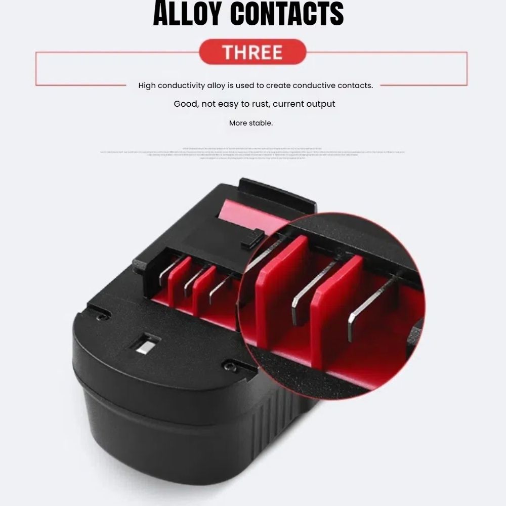 Upgraded 14.4V 6000mAh Ni-MH B - Black+Decker Tool Cordless ulasan dan harga