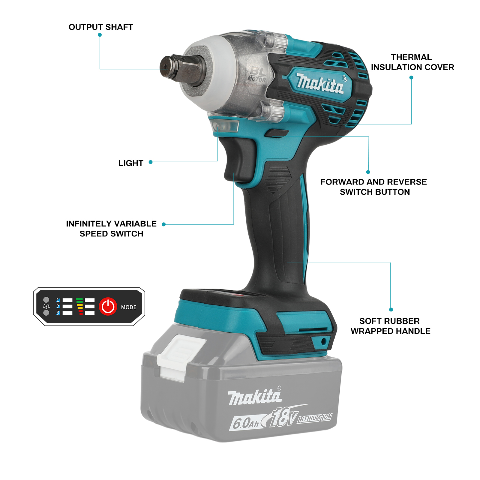 Makita DTW300 Cordless Impact  - Makita Drill Dtw300 ulasan dan harga