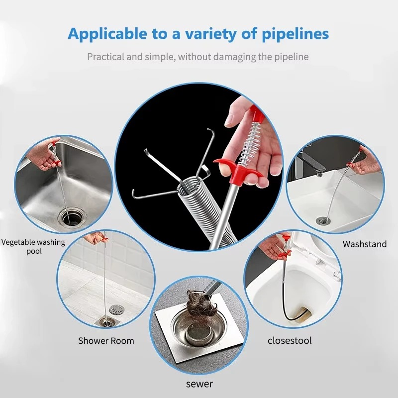 Flexible Spring Snake Drain Pi - Drain Snake Flexible ulasan dan harga